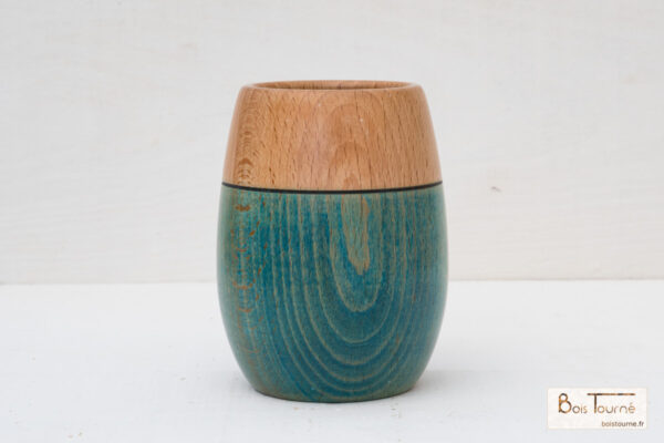 POT COLORÉ EN HÊTRE