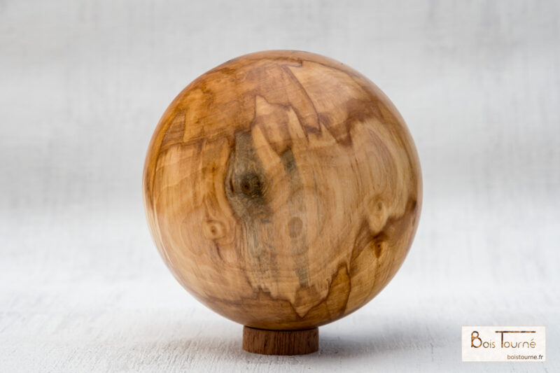 SPHÈRE EN BOULEAU ÉCHAUFFÉ – Image 5