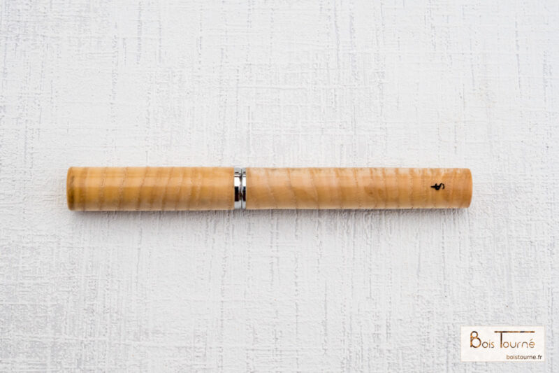 STYLO ROLLER CHROMÉ – FRÊNE – Image 2