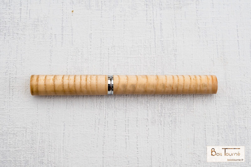 STYLO ROLLER CHROMÉ – FRÊNE – Image 3