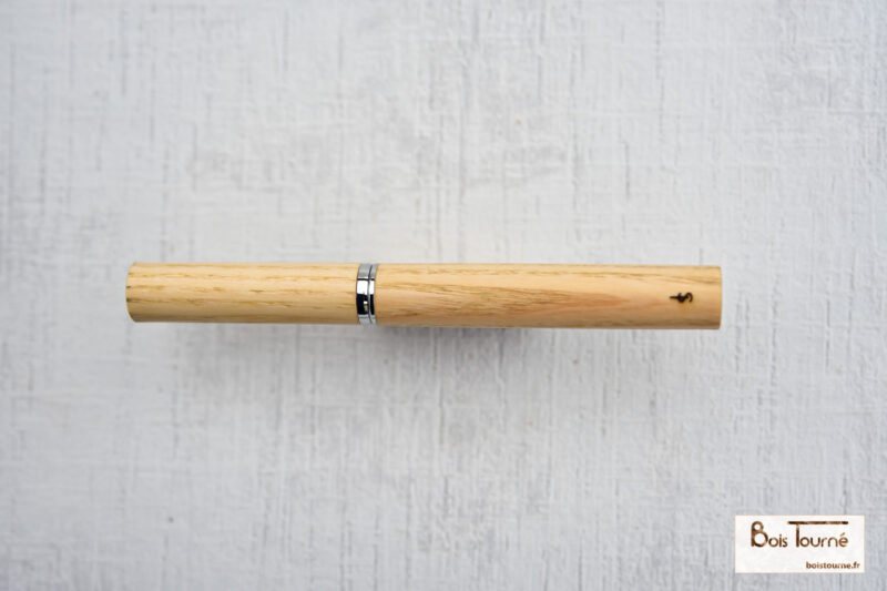 STYLO ROLLER CHROMÉ – FRÊNE – Image 2