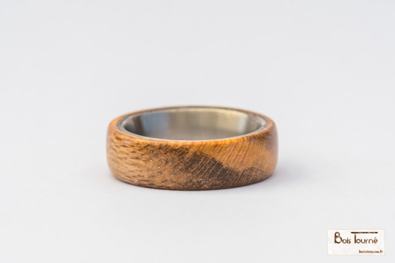 BAGUE PLATANE / TITANE