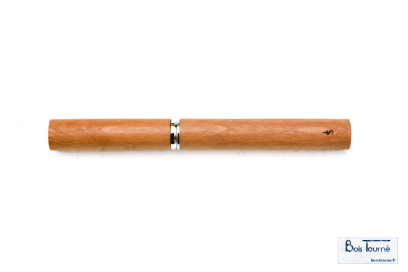 STYLO ROLLER CHROMÉ - HÊTRE – Image 2