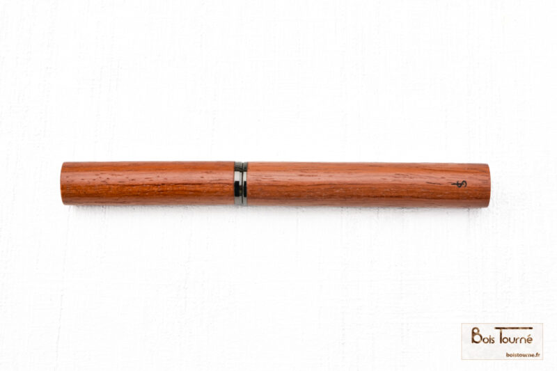 STYLO ROLLER CHROMÉ NOIR - BURINGA – Image 2