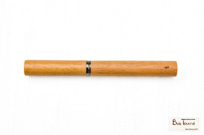 STYLO ROLLER CHROMÉ NOIR - CORBIER – Image 2