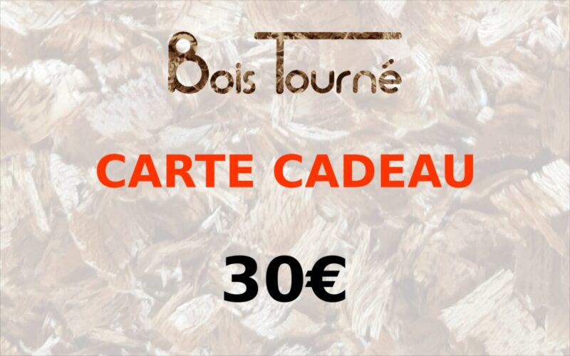 CARTE CADEAU 30€