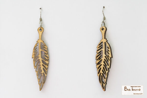 BOUCLES D'OREILLES N° 7 - PLUME