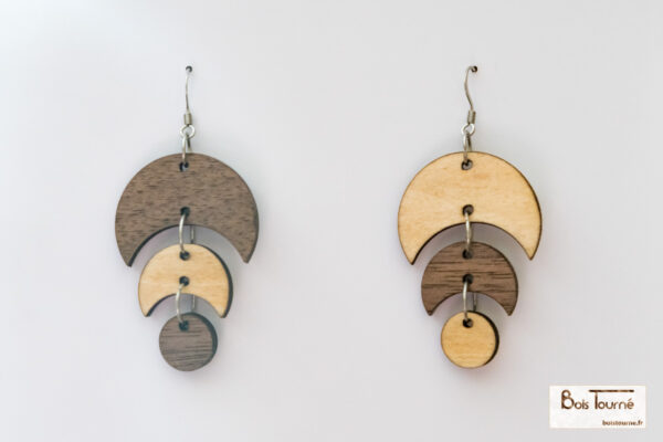BOUCLES D'OREILLES N°12 - MODULE DE LUNES