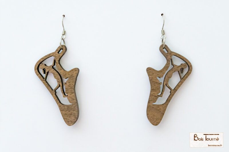 BOUCLES D'OREILLES N° 5 - CHAUSSONS D'ESCALADE – Image 2