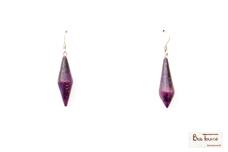 BOUCLES D'OREILLES N° 16 - BICONE COLORÉ – Image 5
