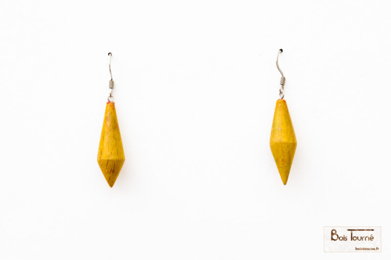 BOUCLES D'OREILLES N° 16 - BICONE COLORÉ – Image 3