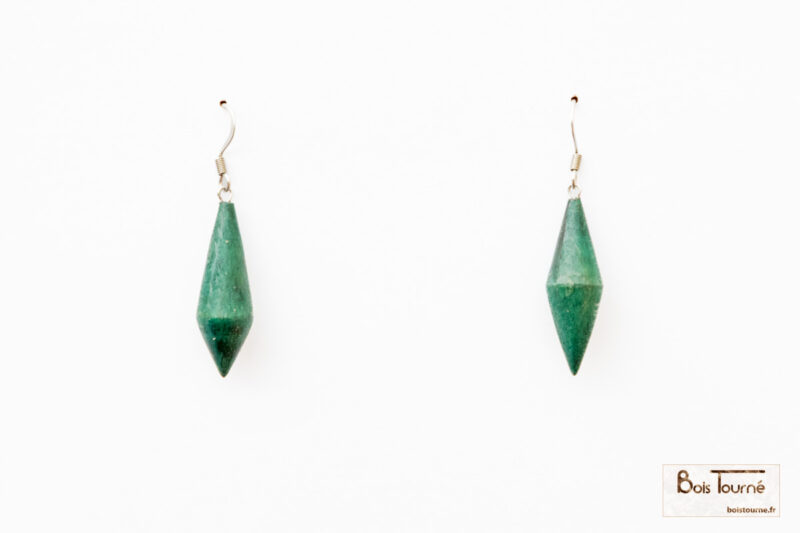 BOUCLES D'OREILLES N° 16 - BICONE COLORÉ – Image 4