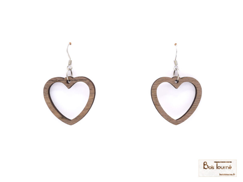 BOUCLES D'OREILLES N°22 - COEUR – Image 2