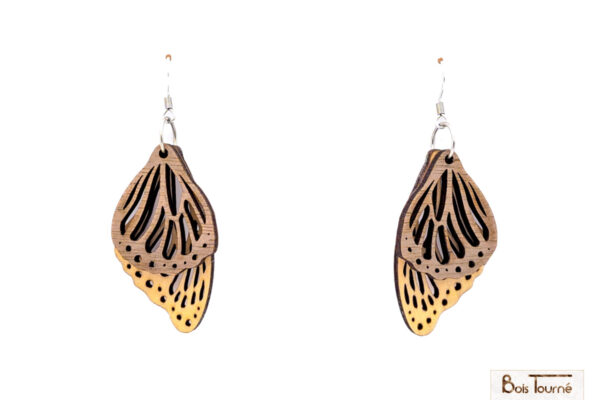 BOUCLES D'OREILLES N°23 -  AILES DE PAPILLON