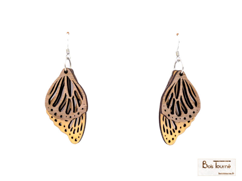 BOUCLES D'OREILLES N°23 -  AILES DE PAPILLON