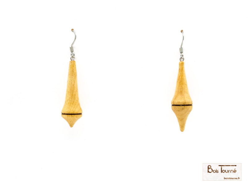BOUCLES D'OREILLES EN FRÊNE - PU 02