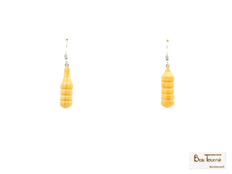 BOUCLES D'OREILLES EN FRÊNE - PU 03