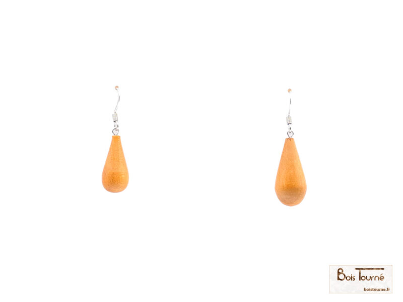 BOUCLES D'OREILLES EN MERISIER - PU 11