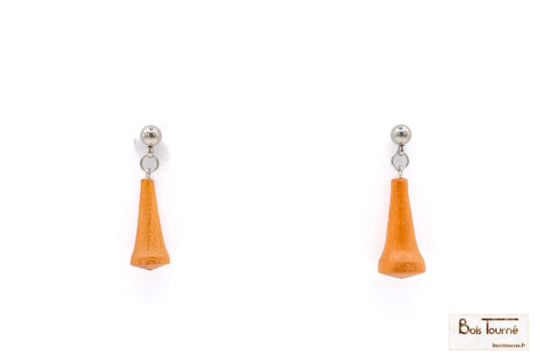 BOUCLES D'OREILLES EN MERISIER - PU 23