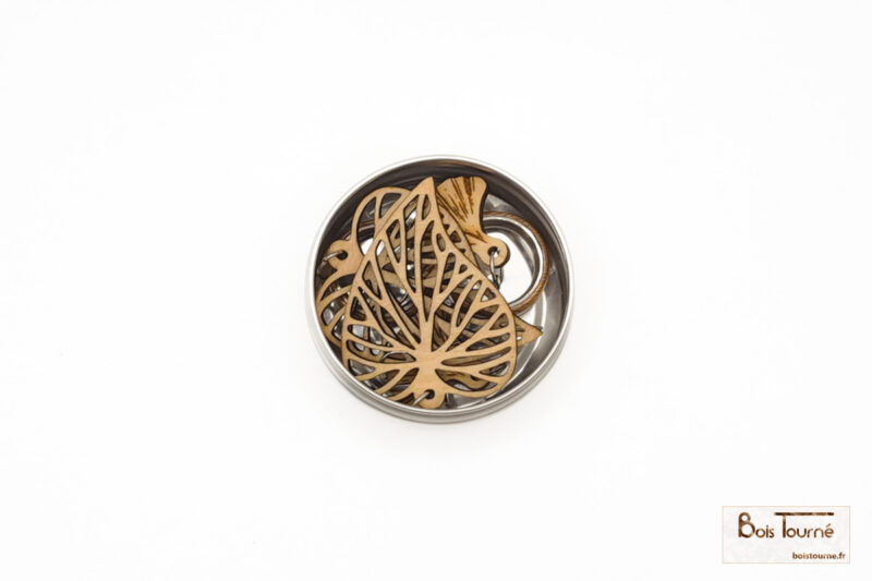 BOITE DE RANGEMENT AVEC DÉCORATION EN BOIS GRAVÉ – Image 3