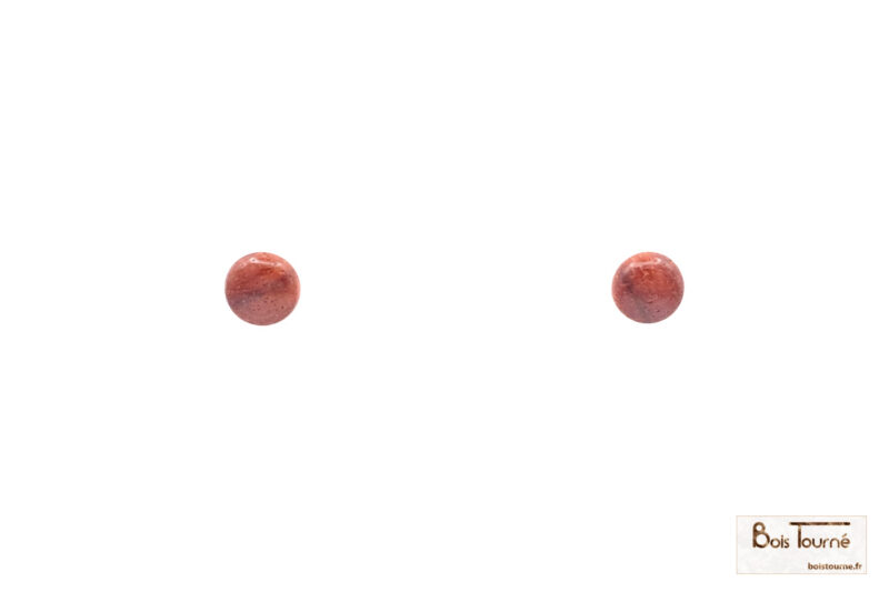 BOUCLES D'OREILLES EN PADOUK - PU 25 – Image 2