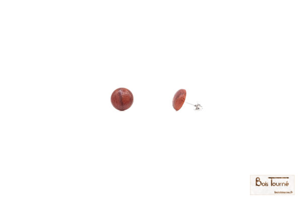 BOUCLES D'OREILLES EN PADOUK - PU 25