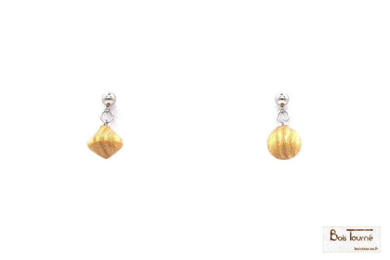 BOUCLES D'OREILLES EN FRÊNE - PU 28