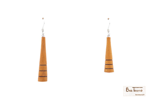 BOUCLES D'OREILLES EN MERISIER - PU 29
