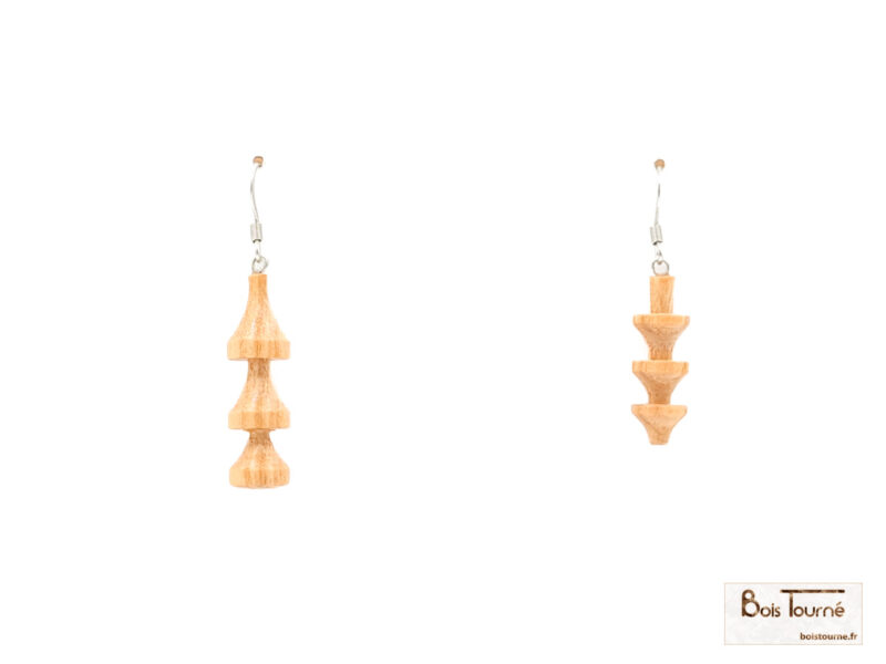 BOUCLES D'OREILLES EN FRÊNE - PU 37