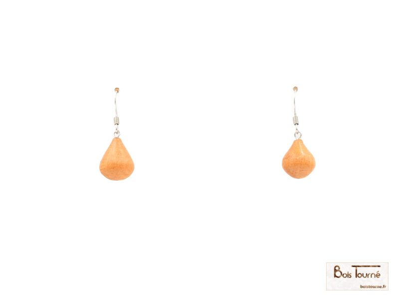 BOUCLES D'OREILLES EN MERISIER - PU 38