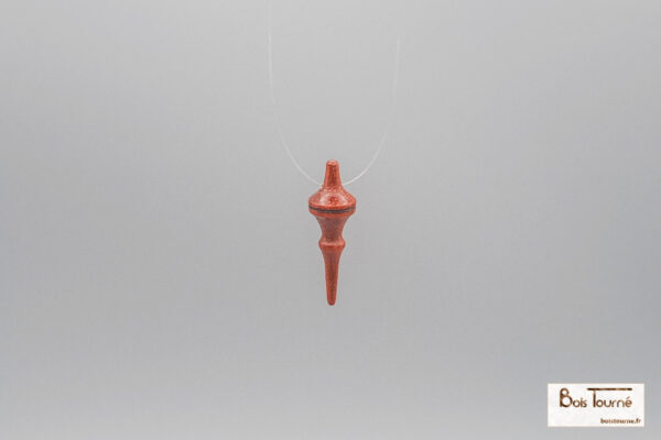 PENDENTIF PERLE EN  PADOUK - PU 42