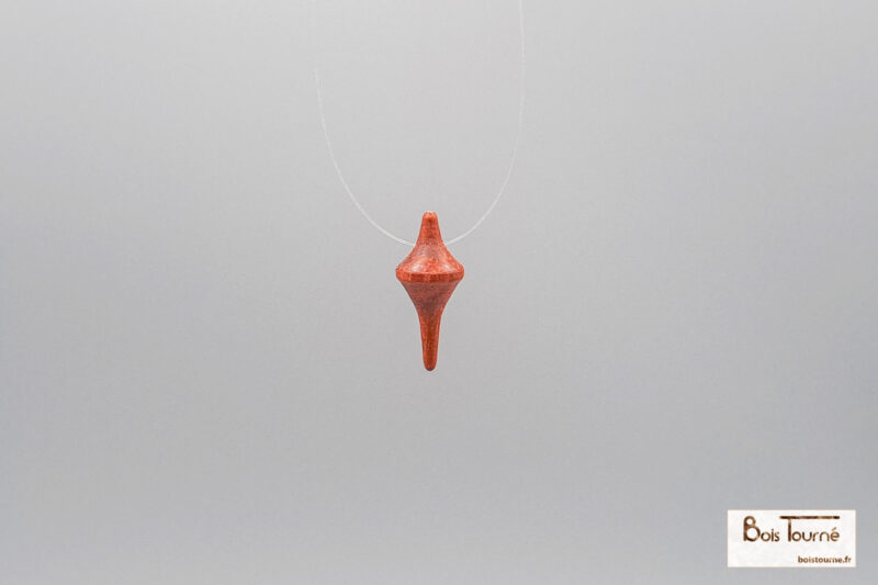 PENDENTIF PERLE EN  PADOUK - PU 44
