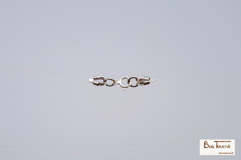 PENDENTIF PERLE EN  PADOUK - PU 42 – Image 2