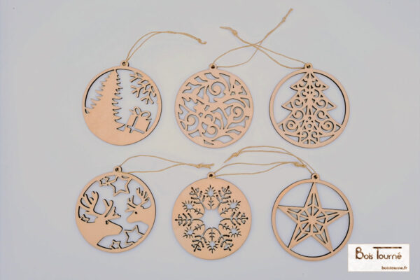 BOULES DE NOËL (X6)