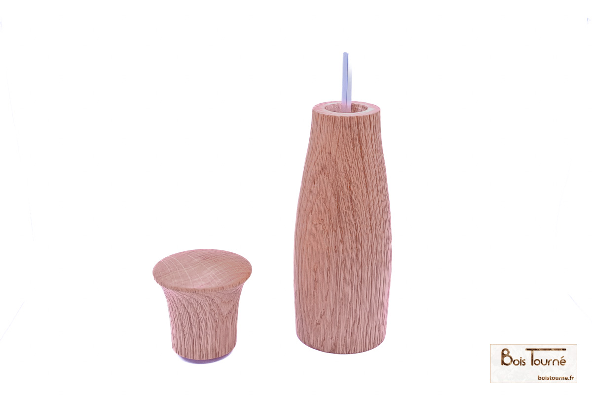 MOULIN À SEL, POIVRE ET ÉPICES EN CHÊNE BROSSÉ – Image 2