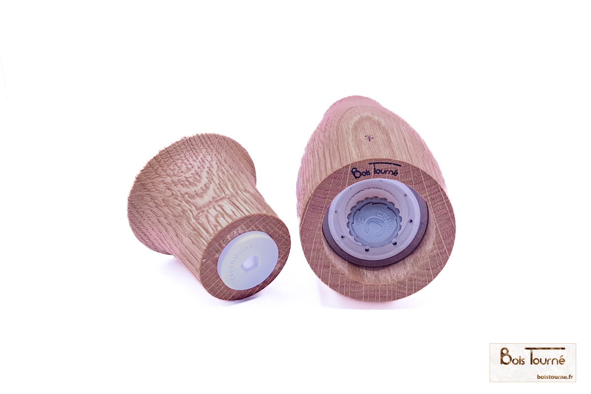 MOULIN À SEL, POIVRE ET ÉPICES EN CHÊNE BROSSÉ – Image 3