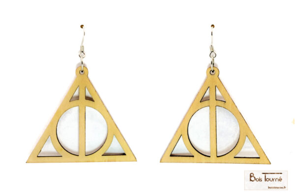 BOUCLES D'OREILLES N°27 - RELIQUE DE LA MORT (VERSION DÉCOUPÉ)