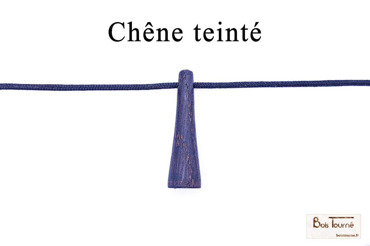COLLIER PERSONNALISÉ EN PERLES DE BOIS TOURNÉES À LA MAIN – Image 3