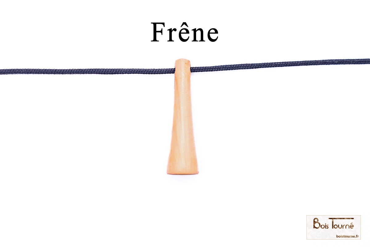 COLLIER PERSONNALISÉ EN PERLES DE BOIS TOURNÉES À LA MAIN – Image 7