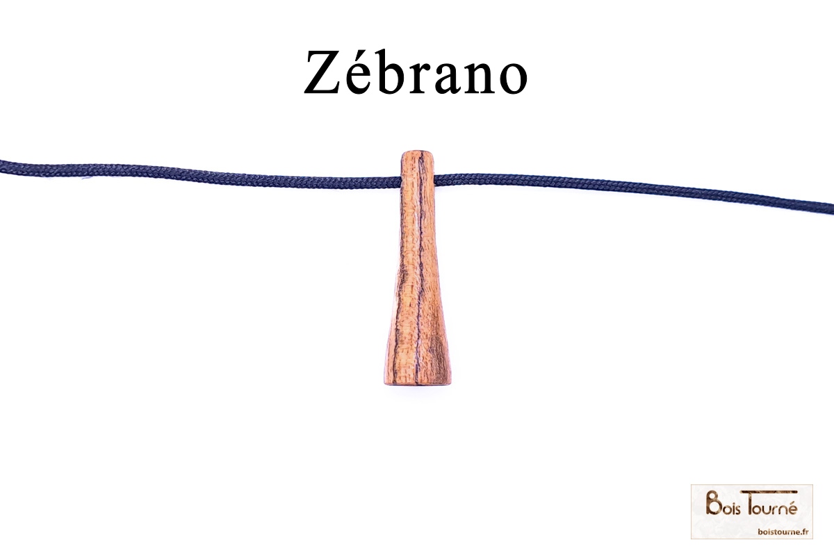 COLLIER PERSONNALISÉ EN PERLES DE BOIS TOURNÉES À LA MAIN – Image 2