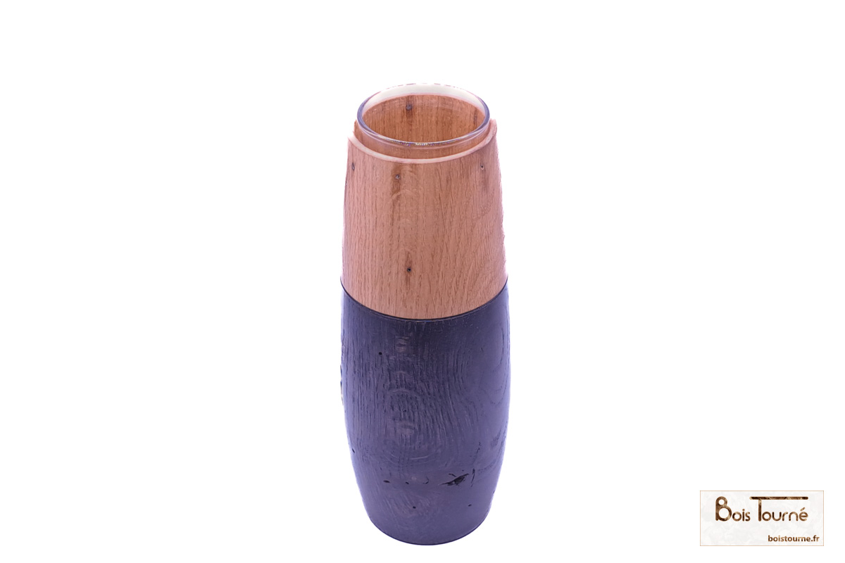 VASE EN CHÊNE MI-TEINTÉ – Image 2
